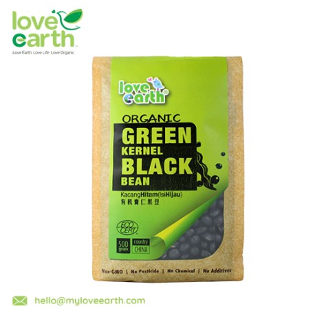 Love Earth Organic Green Kernel Black Bean 500g