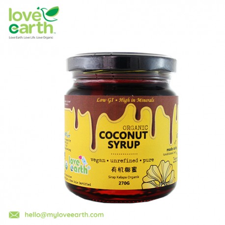 Love Earth Organic Coconut Syrup 270g