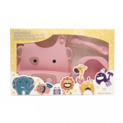 Marcus & Marcus Baby Feeding Starter Set (Pink Pokey)