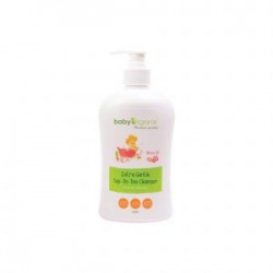 BabyOrganix Extra Gentle Top To Toe Cleanser - Rose Oil (400ml)