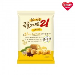 Korean Kemy Premium Grain Crispy Roll 21 Healthy Snacks (Cream Cheese)