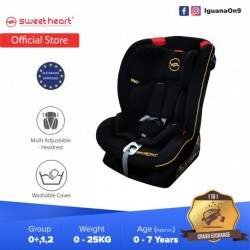 Sweet Heart Paris DRANCY Group 0|1|2 Baby Car Seat Assurance with JPJ MIROS ECE R44/04 (Black)