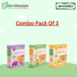 (Combo Pack Of 3) Natufoodies Melt Cracker 18g