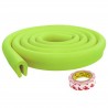 PUKU U Shape Childproofing Desk Edge Corner Guard Cushion- Child Home Safety Furniture/Table Edge Corner Protectors Green