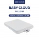 Zee Cloud® Baby Cloud Charcoal Airflow Material Pillow (40cm x 25cm x 3.5cm)