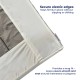 ZEECLOUD® Waterproof Playpen Mattress Cover – 1 Unit / 96cm x 64cm x 4cm / Easy to_230496