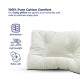 Baby Pillow Set 3 in 1 / 100% Cotton / Soft &amp; Hypoallergenic / 2 Bolster + 1_230509