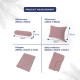 ZEE CLOUD® Premium Microfiber Baby Mattress Fitted Sheet (Blush)_230671