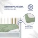 ZEE CLOUD® Premium Microfiber Baby Mattress Fitted Sheet (Blush)_230674