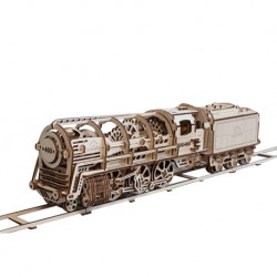 UGEARS Steam Locomotive with tender