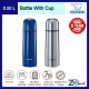 Zojirushi 500ml S/S Bottle With Cup - SV-GR-50 
