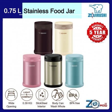 Zojirushi 0.75L S/S Food Jar - SW-FCE-75