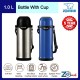 Zojirushi 1.0L S/S Bottle With Cup SJ-TG-10 (Blue)