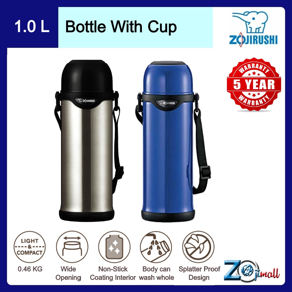 Zojirushi Water Bottle Stainless Steel Bottle Cup Type 1.0L Stainless SJ-TG10-AA