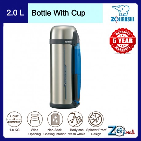Zojirushi 2L S/S Bottle - SF-CC-20-XA (Stainless)