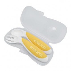 Edisonmama Fork & Spoon Baby (With Case)